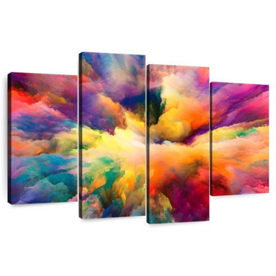 Nuage de couleur abstraite Avery