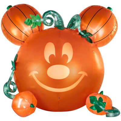 Airblown Halloween Light-Lightshow Mixed Media-Mickey with Emote Glo Face-Disney