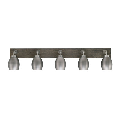 Barre d'éclairage de salle de bain 5 lumières Oxbridge