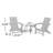 Modern Adirondack 3 Piece Seating Group-68603167