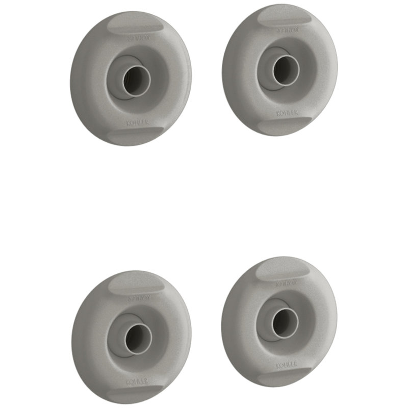Flexjet Whirlpool Trim Kit with Four Jets, Cashmere