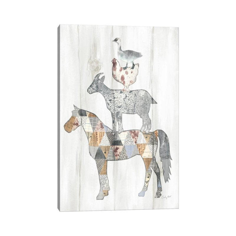 Farm Family II by Courtney Prahl - Wrapped Canvas Painting, 66.04 cm H x 45.72 cm W