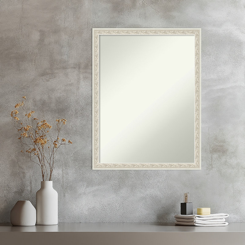 Miroir mural Bethany, 26 po x 20 po, Argent