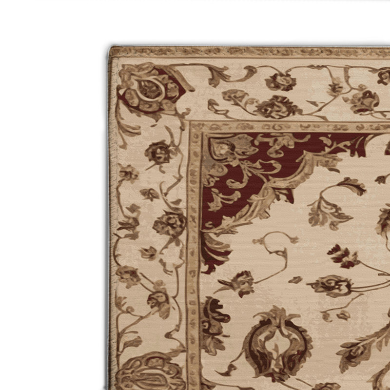 Tapis d'intérieur et d'extérieur brun français, Rectangulaire 2 pi x 3 pi