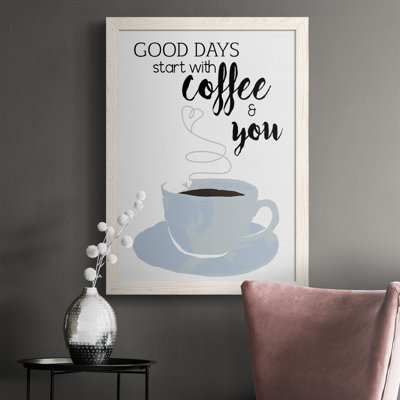 «Lunenburg Start With Coffee & You», reproduction d'art sur toile