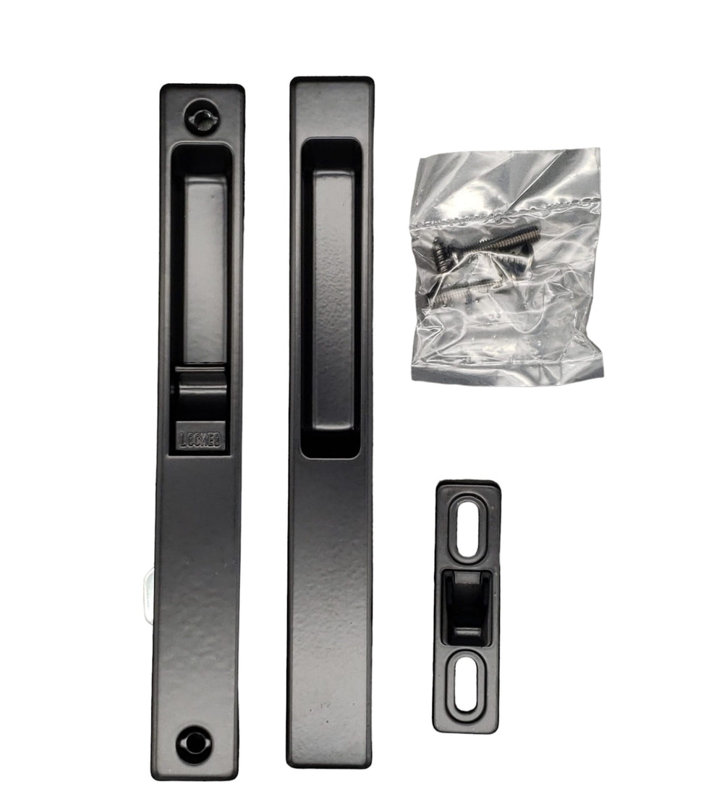 Flush Mount Handle Set with Nite Lock for Sliding Glass Doors