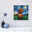 Shorthair Dachshund Night by Aja Trier - Painting-181086053-189843343