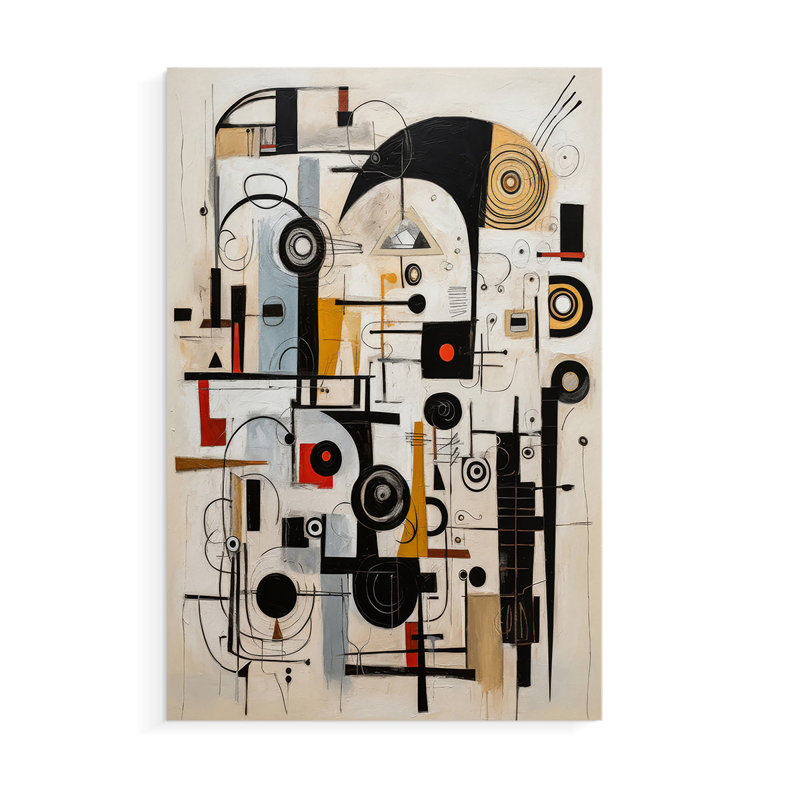 ABSTRACT Series Div - Impression sur toile seulement - non encadrée, H 12 po x l 8 po