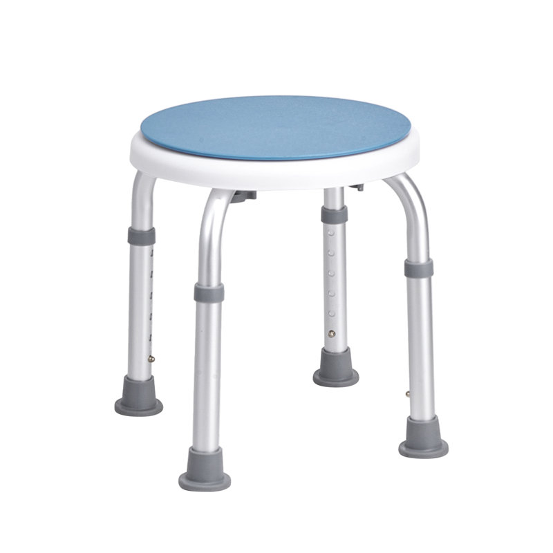 VEVOR Shower Chair for Inside Shower, 360 Degree Swivel Shower Seat, Adjustable Height Shower Stool