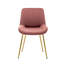 47cm H Velvet Upholstered Upholstered Back Side Chair-1402942715
