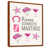Toile avec cadre flottant brun