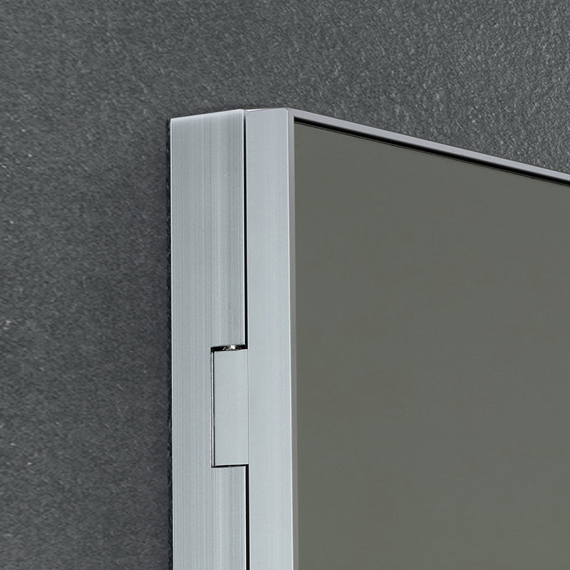 Sharleen Metal Mirror Cabinet, 70cm H x 90cm W x 12.5cm D