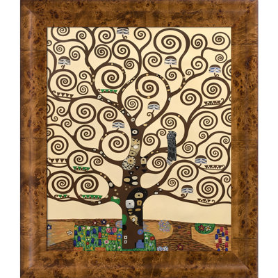 « tree of life » par gustav klimt,-reproduction d’art sur toile tendue