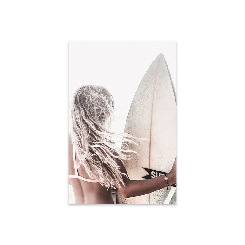 Blond Surfer - photographie non encadrée, H 32 po x l 24 po x P 0,25 po
