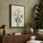 White Narcissus Study Botanical - Wrapped Canvas-1051318436-1051318434