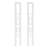 Decorative 35.43" U-Shaped Stair Handrails