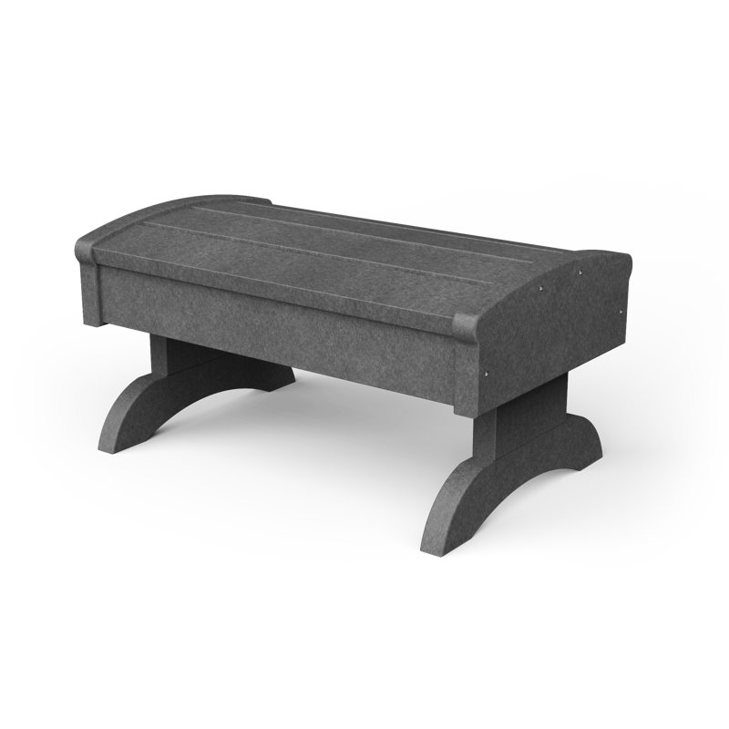 Repose-pieds Aatikah Poly, Gris