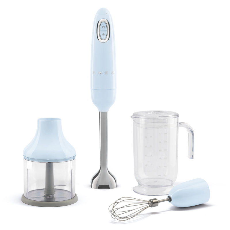 Hand Blender With Accessories, Pastel Blue