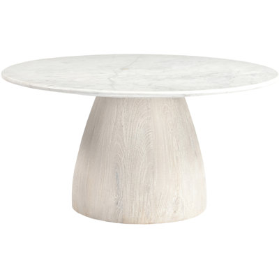 Liona Danise Marble And Wood Coffee Table