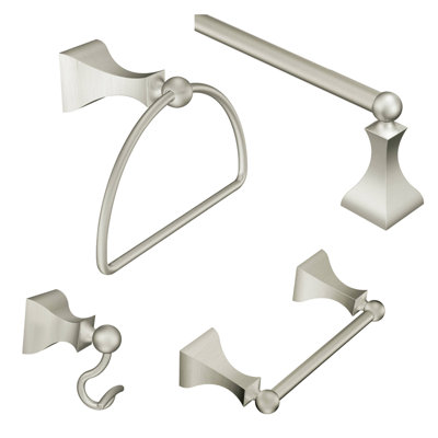 Retreat 4 Piece Bathroom Hardware Set
