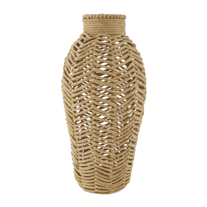 Vase décoratif en jute tissé à la main Beaman