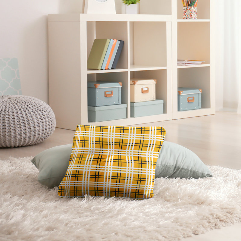 Housse de coussin carré de luxe Pittsburgh football/insert, Or / noir / blanc, 30 po x 30 po