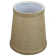 6" H X 5.5" W Empire Lamp Shade -  (Bulb Clip Attachment) In Burlap Off White