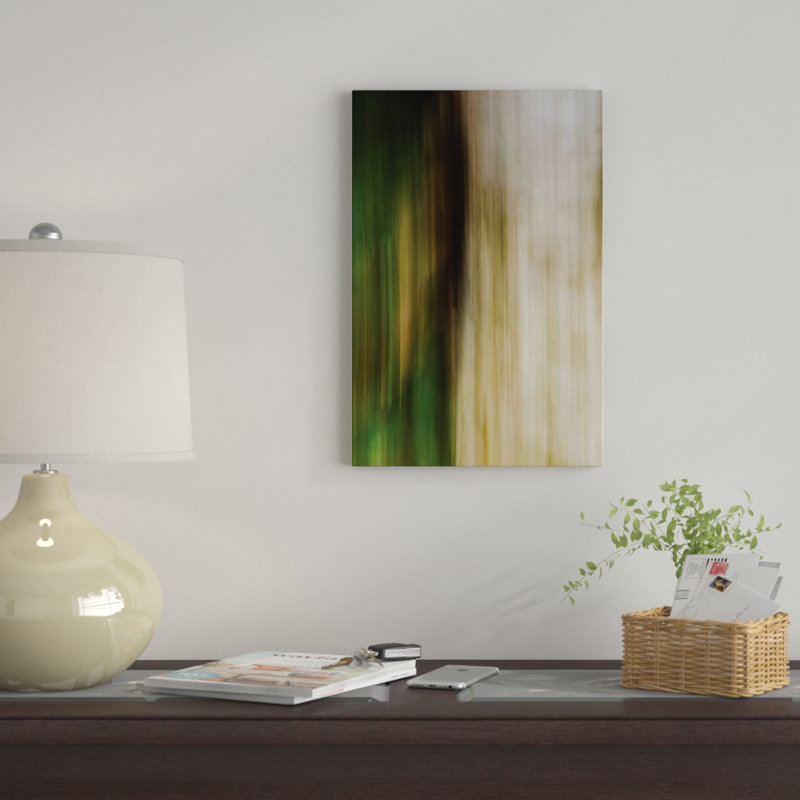 «Leaves and Stone», impression sur toile, H 12 po x l 8 po x P 0,75 po, Toile tendue, Pas de tapis