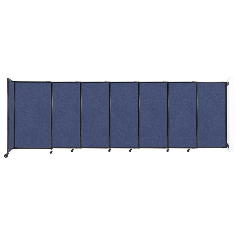 Cloison coulissante 5 pi, H 60 po x l 186 po x P 33 po, Moka