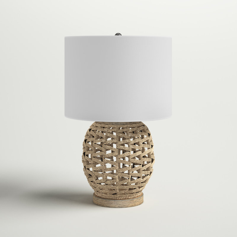 Soffette 23.5" Rattan Table Lamp