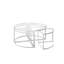 Auob Extendable Glass Solid Coffee Table