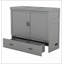Lit escamotable avec port USB et grand tiroir