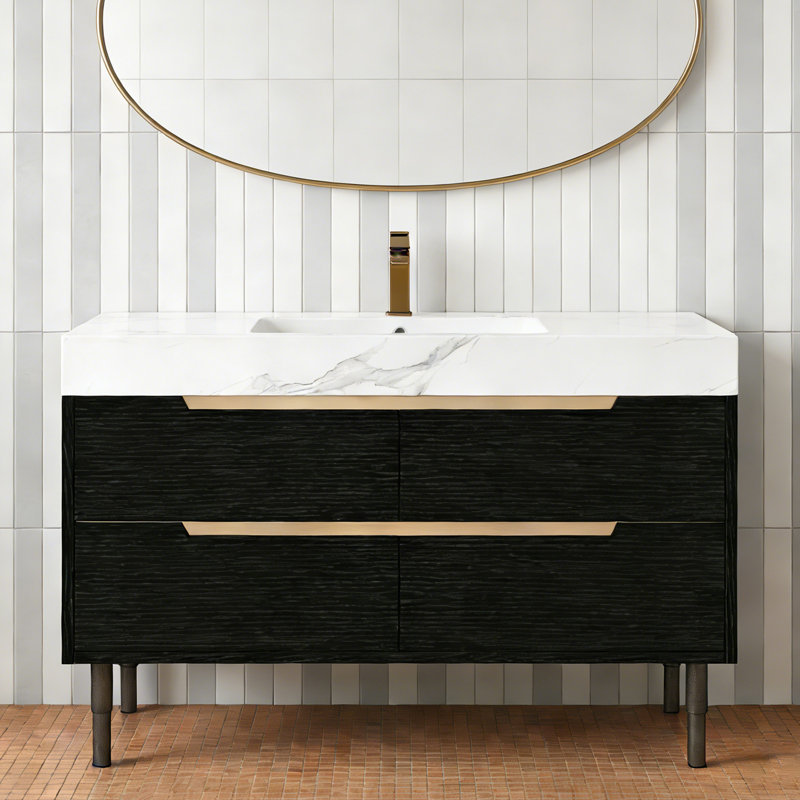 Meuble-lavabo simple 35,4 po avec lavabo