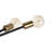 Westfall 6-Light 19" Black/Gold Sputnik Semi-Flush Mount-31886599