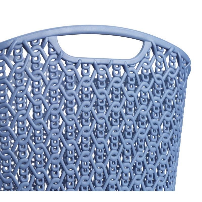 Plastic Storage Bin, Large, Blue