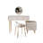 Makeup Vanity with Light mirror,5 drawers,1 chair