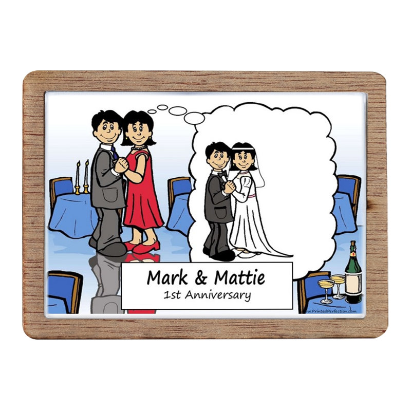 Magnet personnalisé en bois pour anniversaire!, Oui