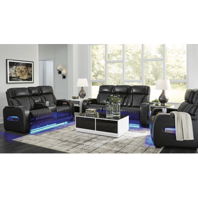 Boyington Power Reclining Sofa, Loveseat and Recliner