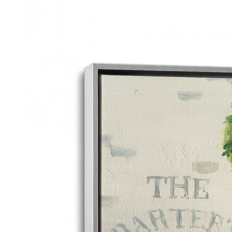 Holiday Stores, ensemble de 4 impressions sur toile, H 13 po x l 36 po, Impression encadrée sans passe-partout, Chrome poli