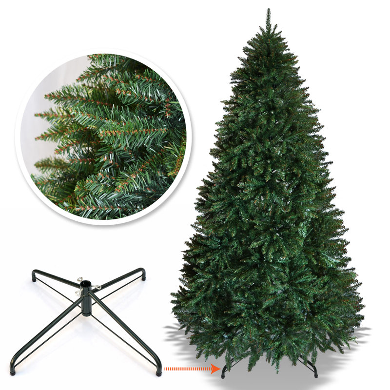Arbre de noël artificiel pin vert, 7,5 pi