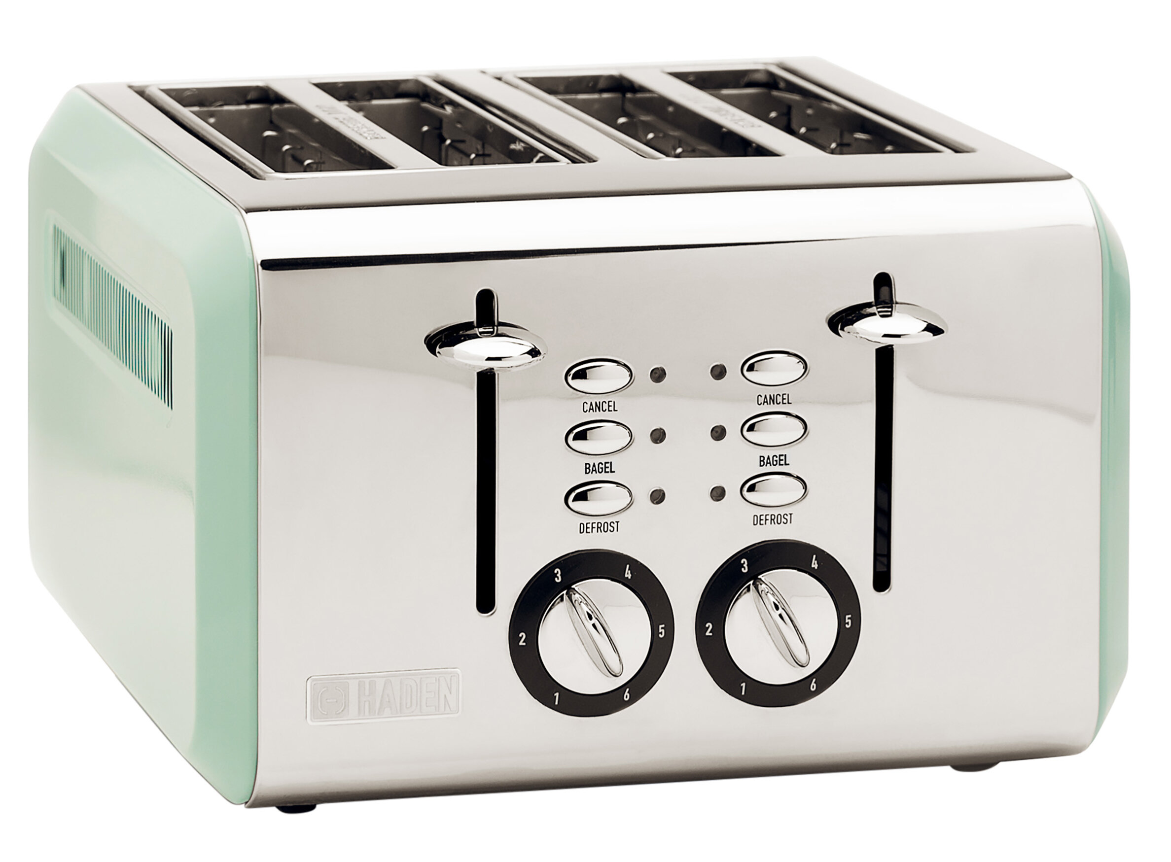  BELLA 4 Slice Toaster with Auto Shut Off - Extra Wide Slots &  Removable Crumb Tray and Cancel, Defrost & Reheat Function - Toast Bread &  Bagel, Sage: Home & Kitchen