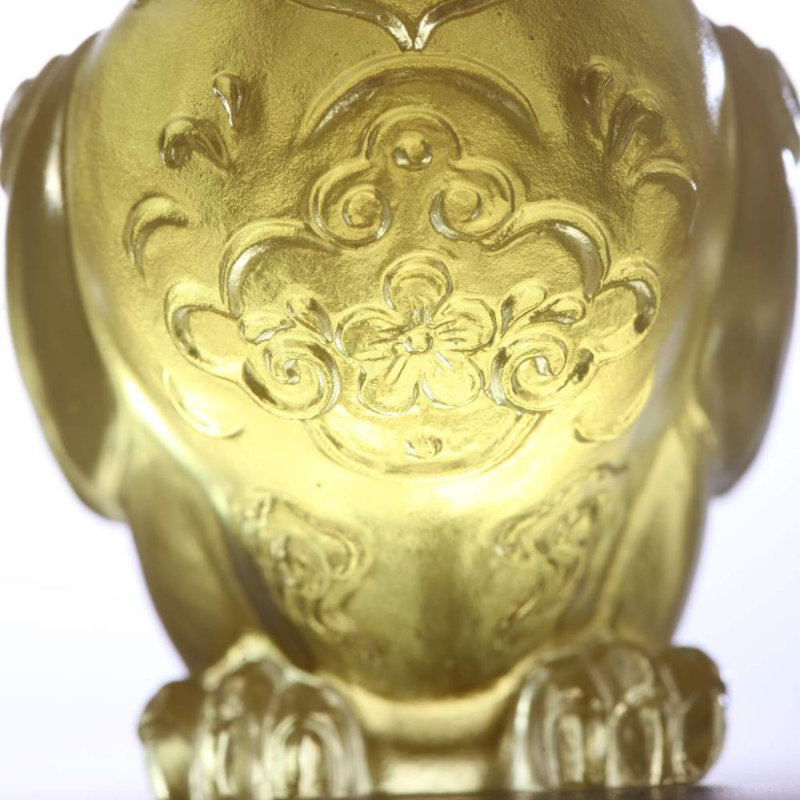 LIULI Crystal, Zodiac Figurine, Year of the Rooster | First Light Champion