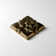 2" x 2" Metal Lotus Decorative Tile Insert
