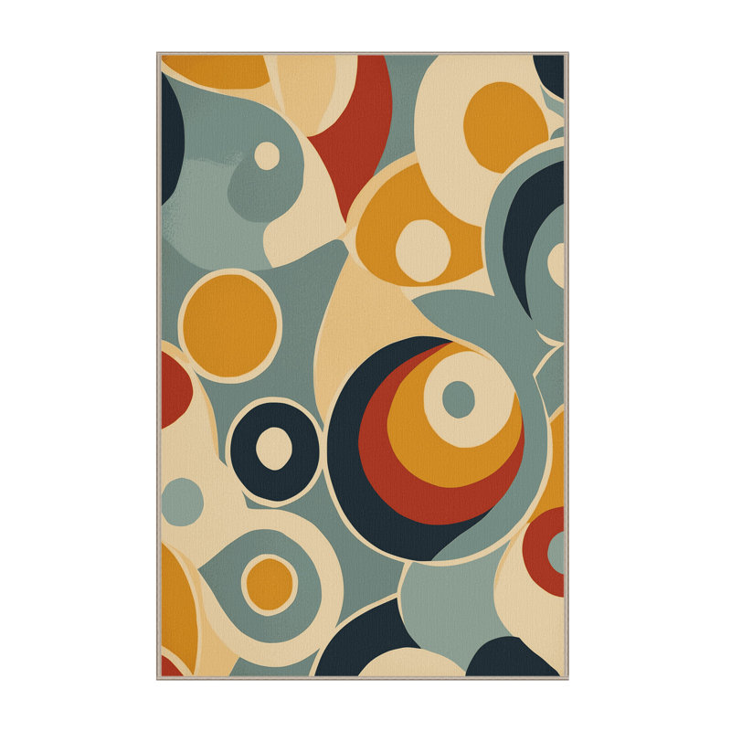 Retro Pop Rug, Rectangle 3' x 5'