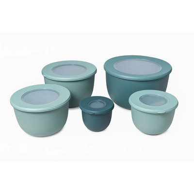 Wheat Straw Mixing Bowl Set with Lids