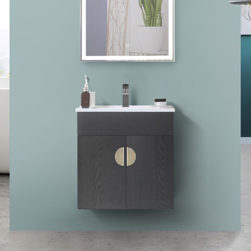 Kadera 20'' Single Bathroom Vanity with Ceramic Top