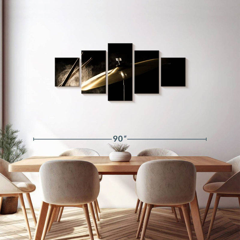 Crashing Cymbal, 30" H x 68" W