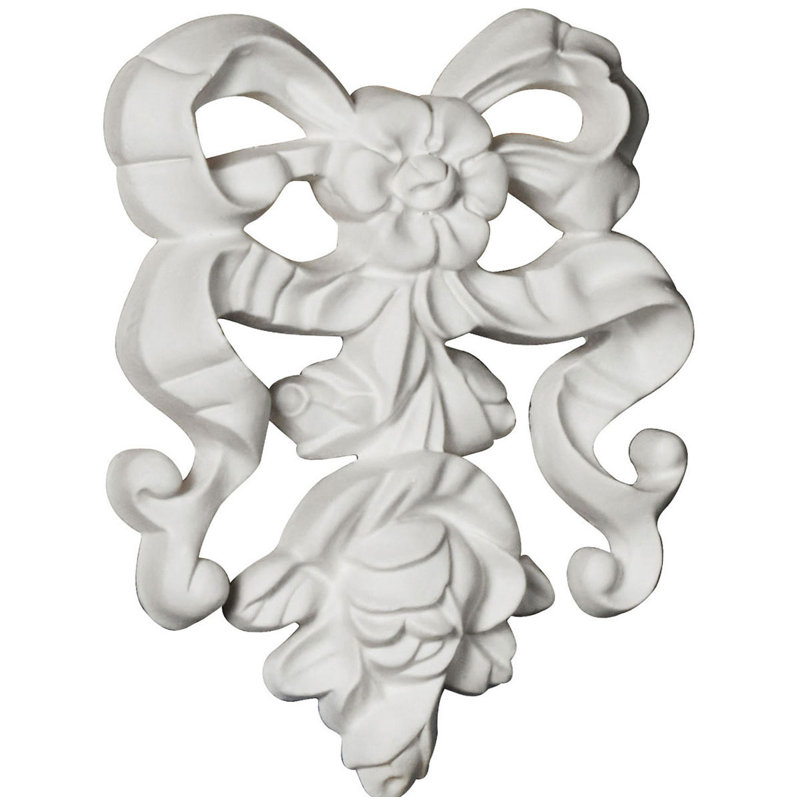 Versailles 6.38'' H x 5.13'' W x 0.88'' D Urethane Onlay Scroll