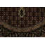 Tapis traditionnel traditionnel rouge et noir 5 pi x 5 pi