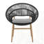 Ensemble de 2 chaises d'extérieur en osier-26088296